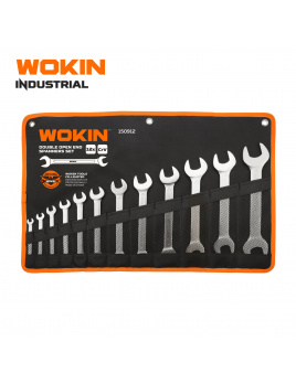 WOKIN 12-dielná sada obojstranných vidlicových kľúčov 6-32
