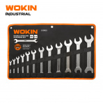 WOKIN 12-dielná sada obojstranných vidlicových kľúčov 6-32